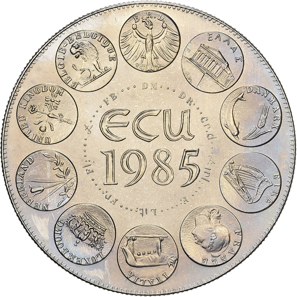 France, Medal, Ecu Europa, Marianne, 1985, Copper-nickel, Rodier, MS(65-70)