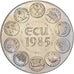 France, Medal, Ecu Europa, Marianne, 1985, Copper-nickel, Rodier, MS(65-70)