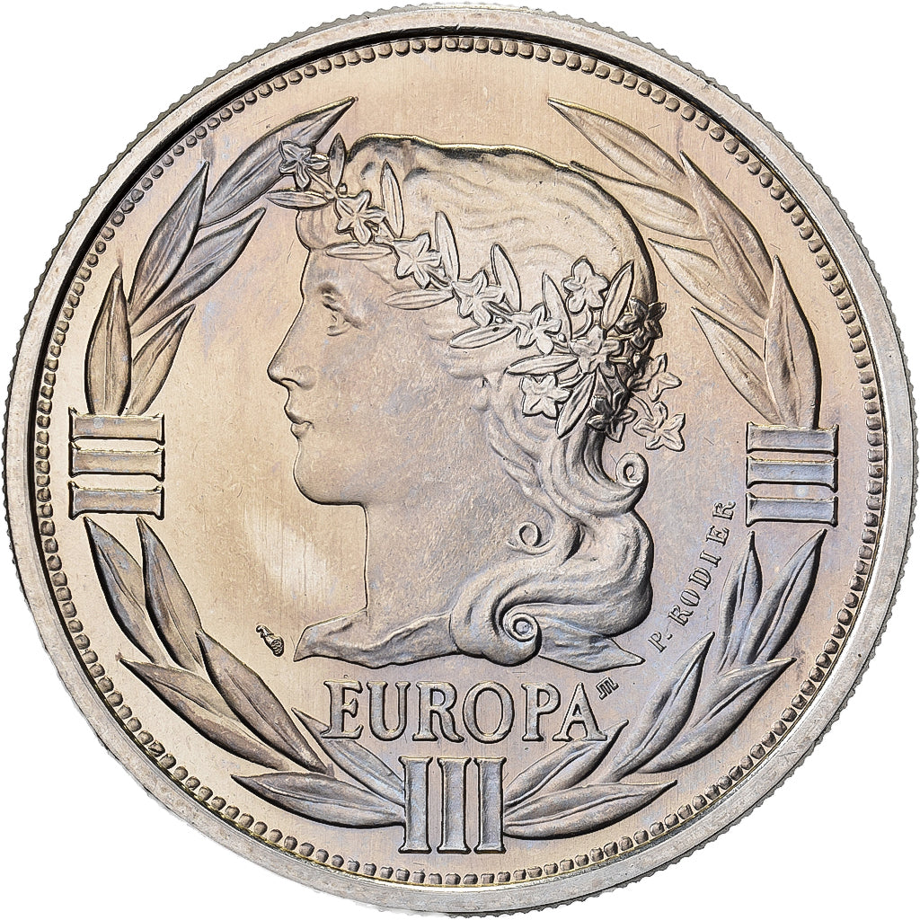 Frankreich, Medaille, Ecu Europa, Marianne, 1993, Kupfer-Nickel, Rodier, STGL