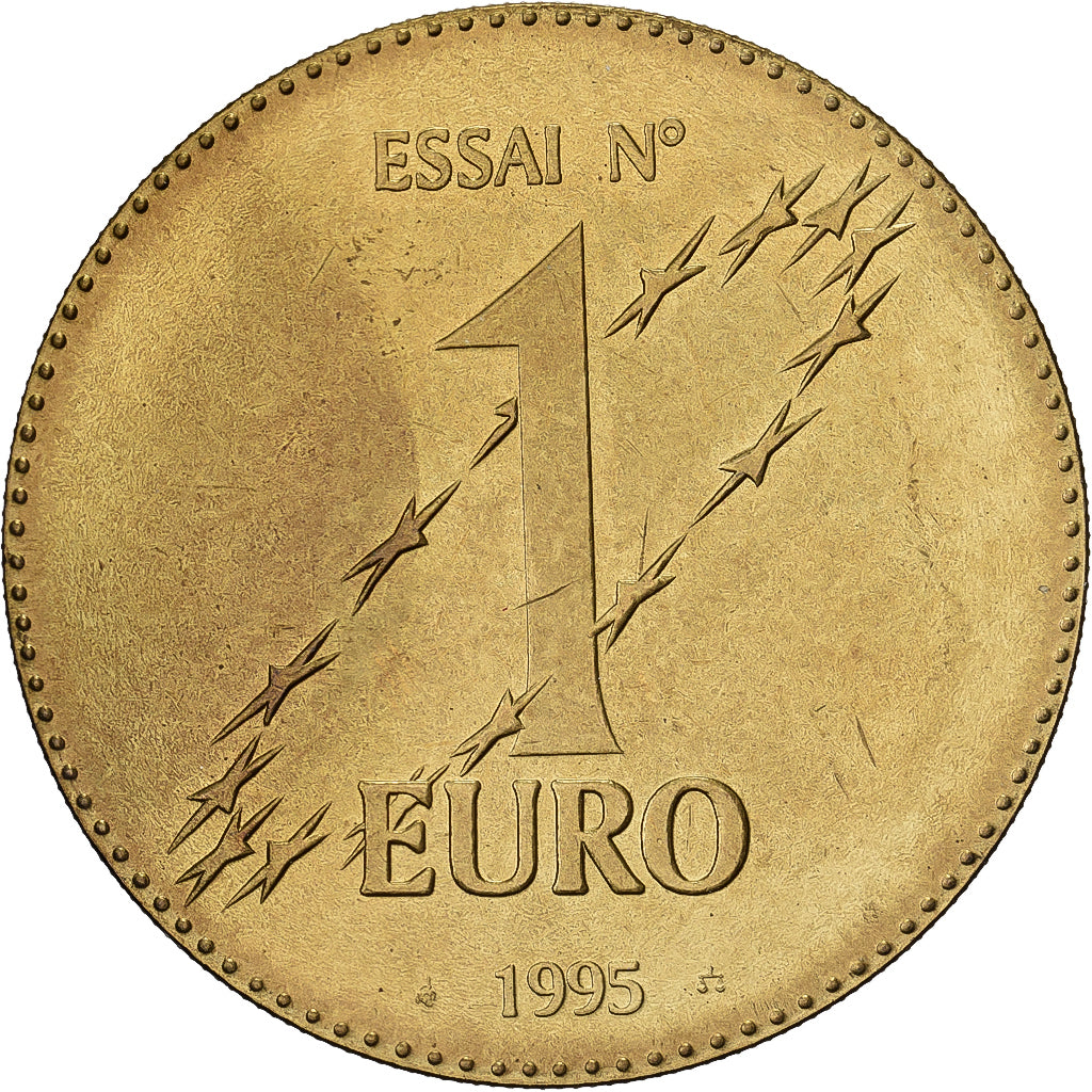 France, Medal, Essai 1 euro, 1995, Bronze Florentin, Europa, AU(55-58)