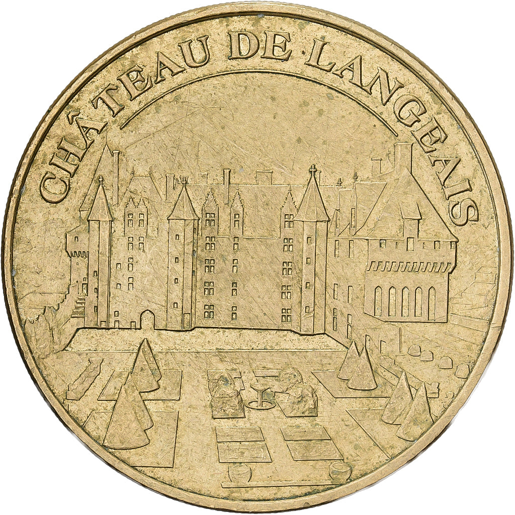 France, Token, Langeais - Château n°2, 2010, Copper-nickel Aluminium, MDP