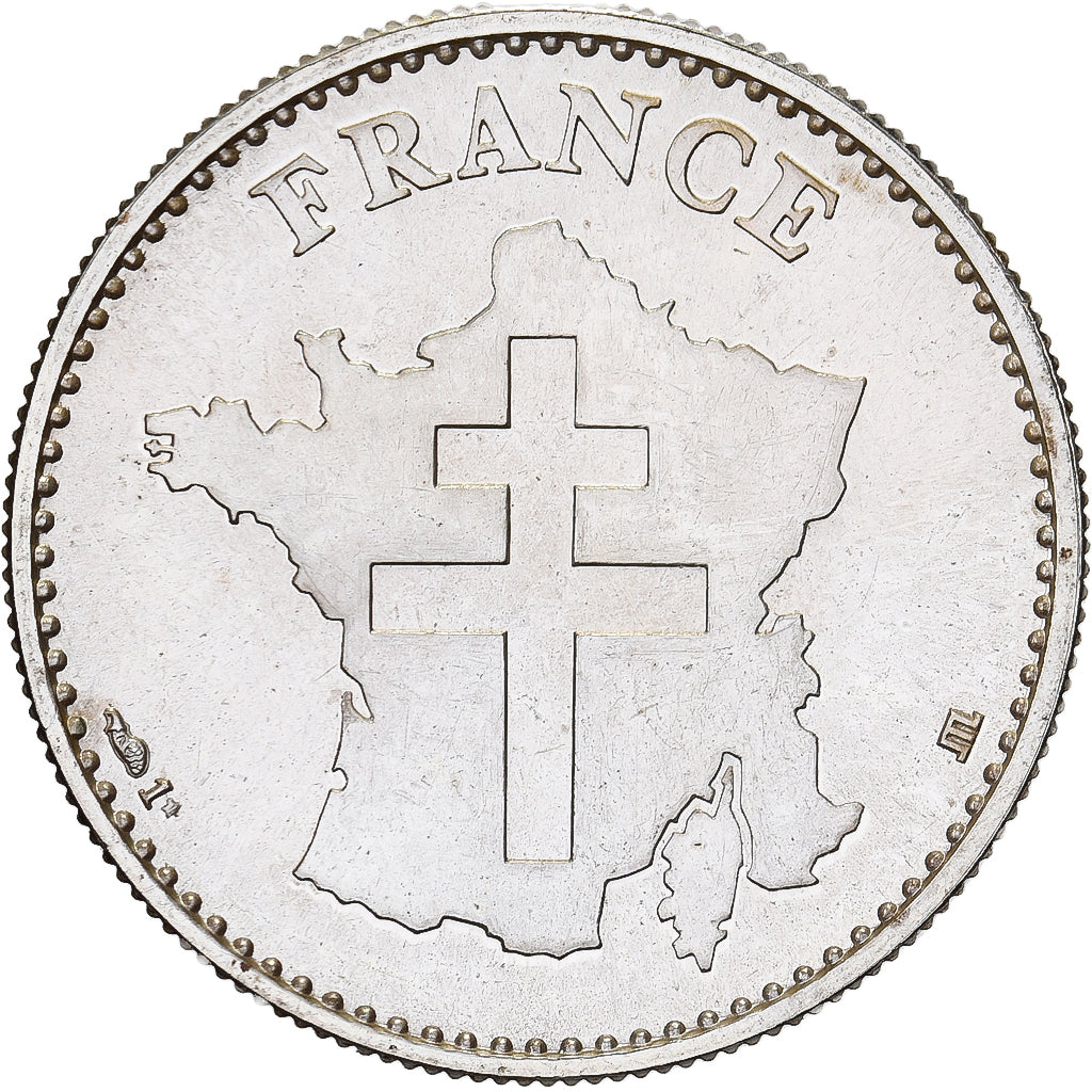 France, Medal, Général De Gaulle, 1982, Silver, MS(63)