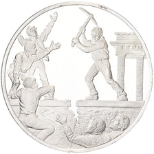 France, Medal, Chute du Mur de Berlin, 1989, Silver, MS(64)