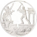 France, Medal, Chute du Mur de Berlin, 1989, Silver, MS(64)