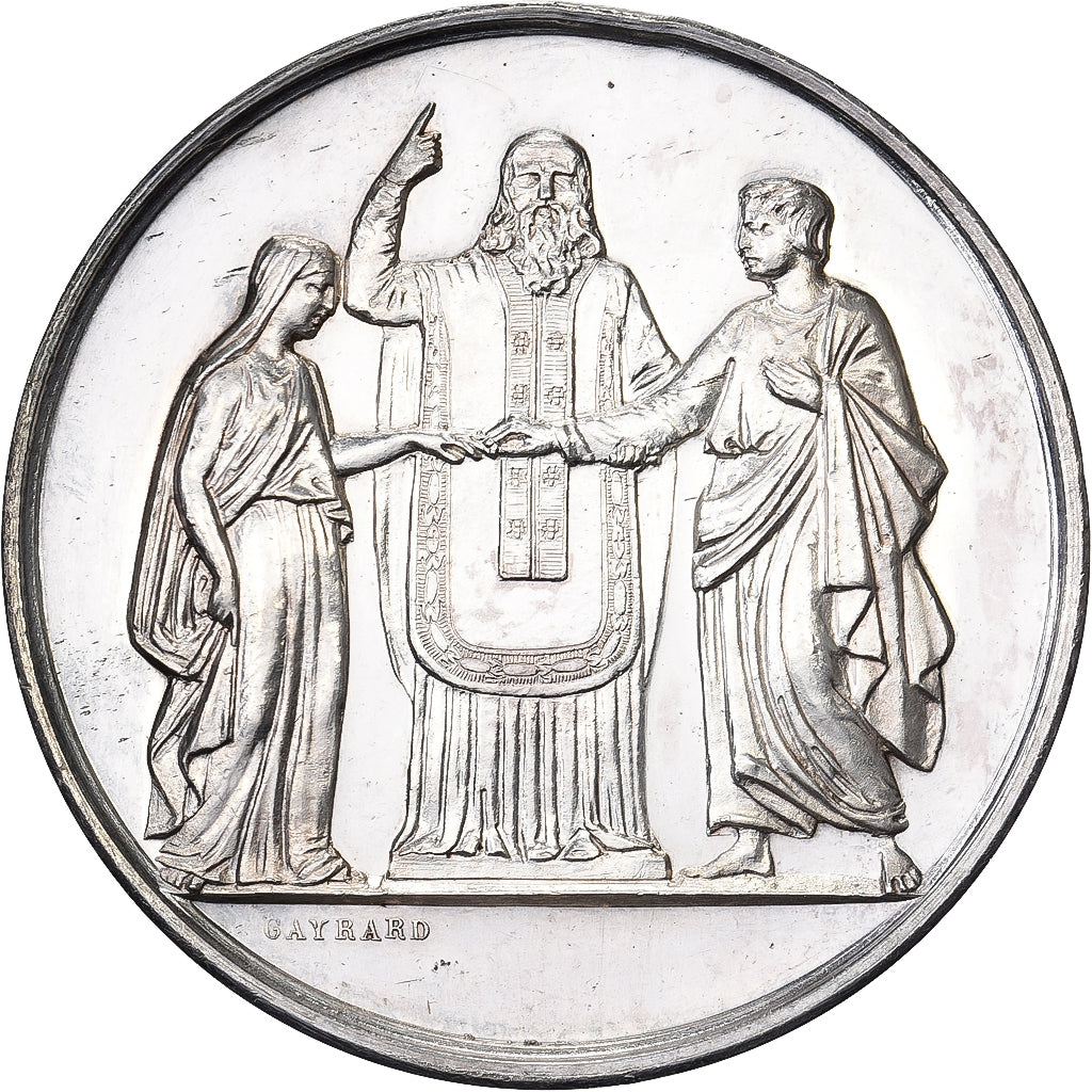 Frankreich, Medaille, Médaille de mariage, 1897, Silber, Gayrard, VZ