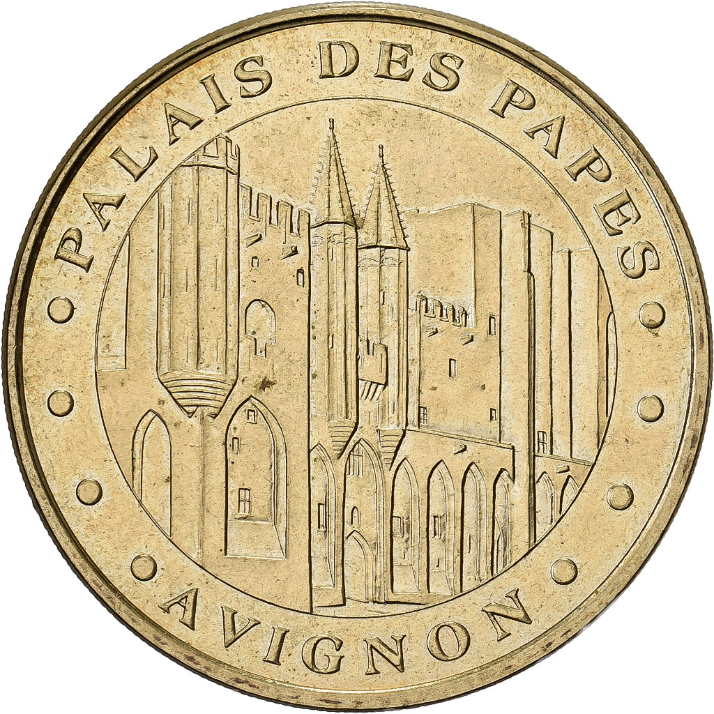 France, Token, Avignon - Palais des Papes n°2, 1999, Copper-nickel Aluminium