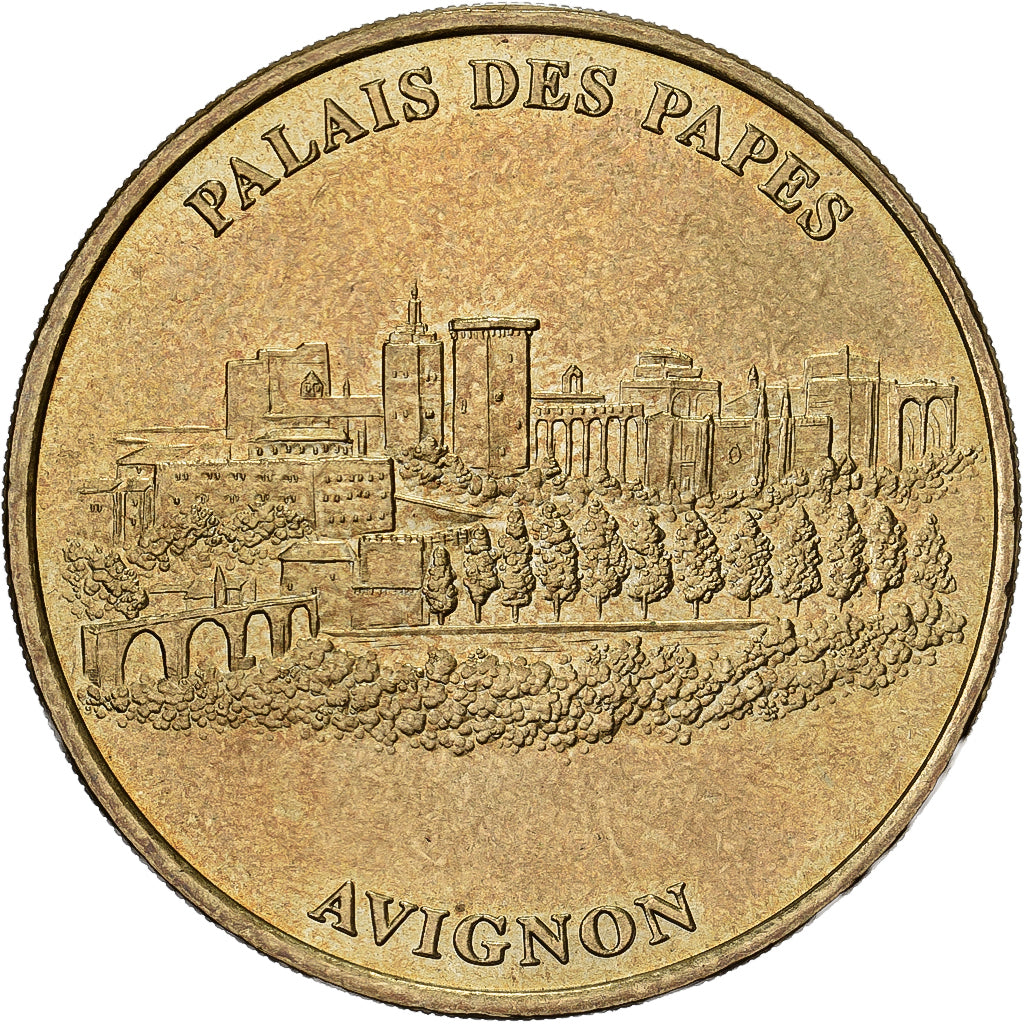 Francja, Token, Avignon, Palais des Papes, 1999, Miedzionikiel Aluminium