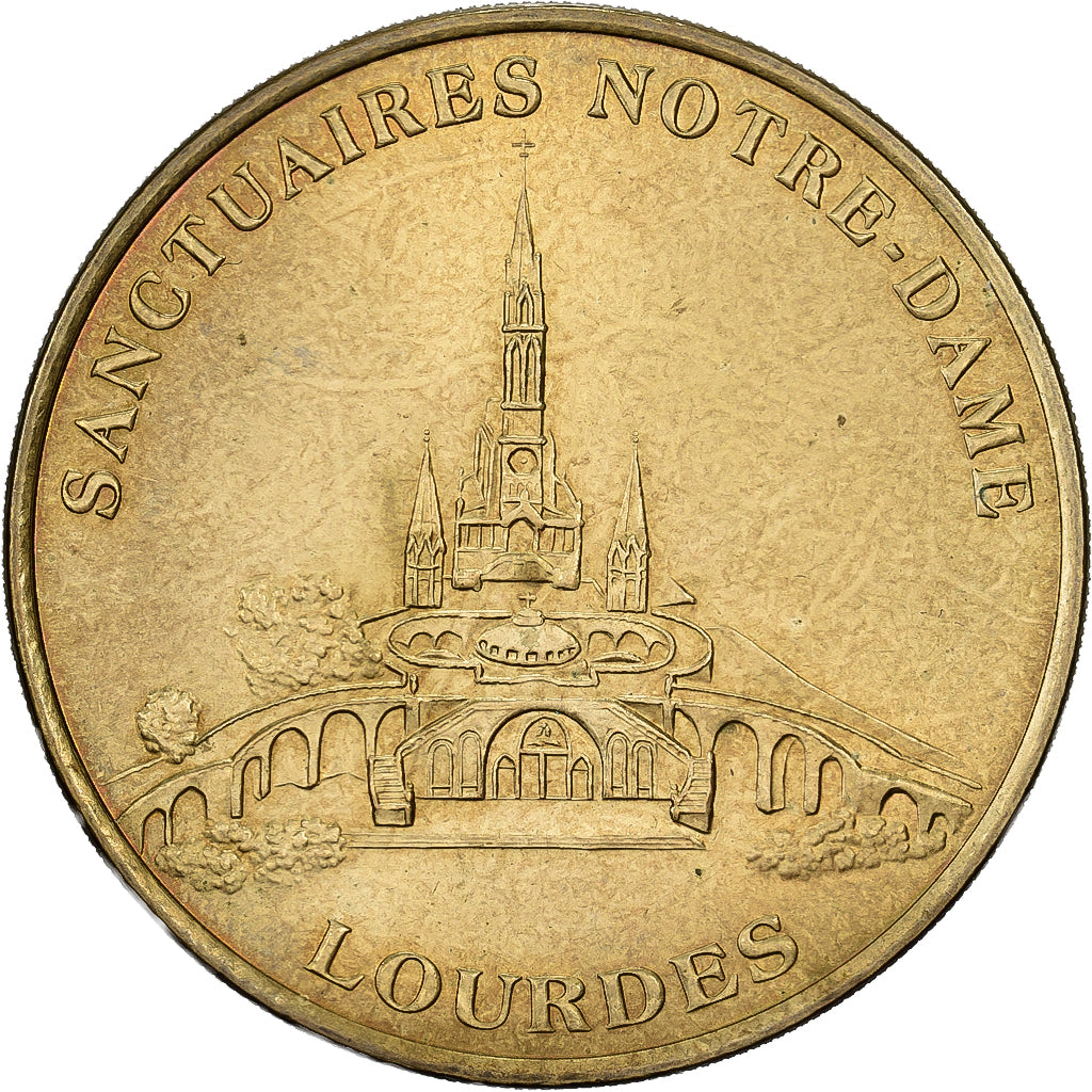 Frankreich, betaalpenning, Sanctuaire de Notre dame de Lourdes, Copper-nickel