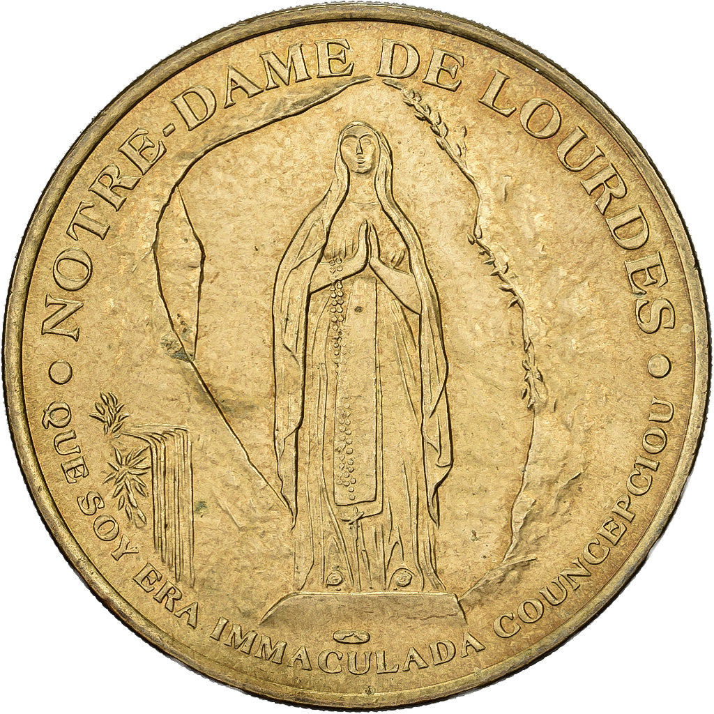 Frankreich, betaalpenning, Sanctuaire de Notre dame de Lourdes, Copper-nickel