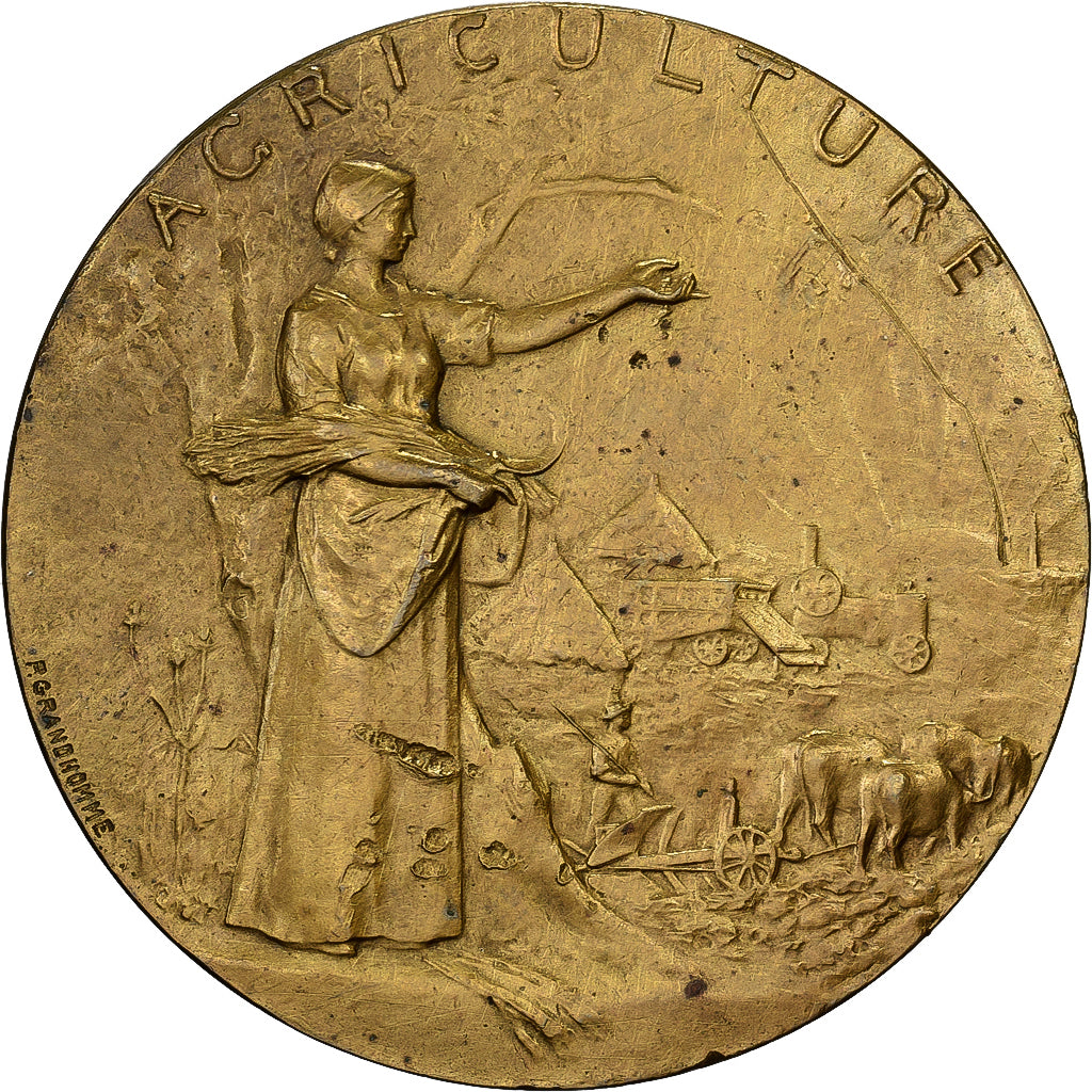 Francia, medalla, Agriculture, Bronce, Grandhomme, MBC