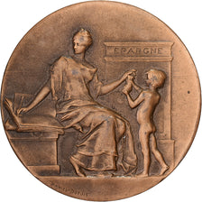 França, medalha, Caisse d'Epargne de Nantes, 1974, Bronze, Dupuis.D, AU(50-53)