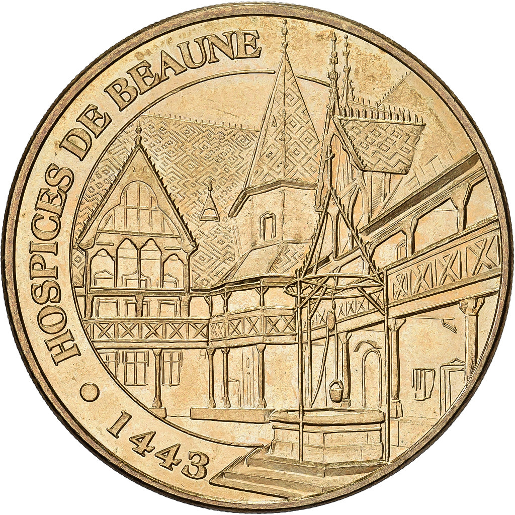France, Token, Beaune -   Hospices 1443, 2014, Copper-nickel Aluminium, MDP