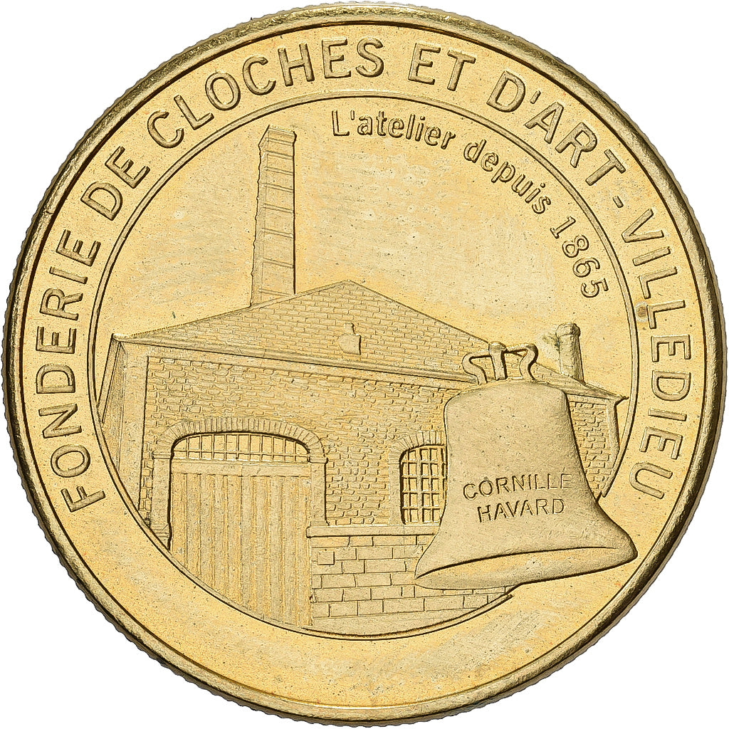 France, Token, Fonderie de Cloches et d'Art, Villedieu, 2015, Copper-nickel