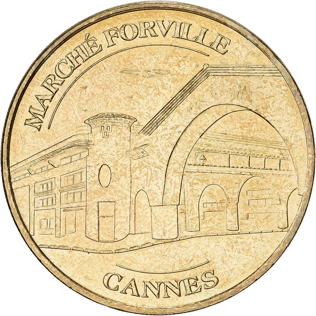France, Token, 06/ Cannes - Marché Forville, 2009, Copper-nickel Aluminium
