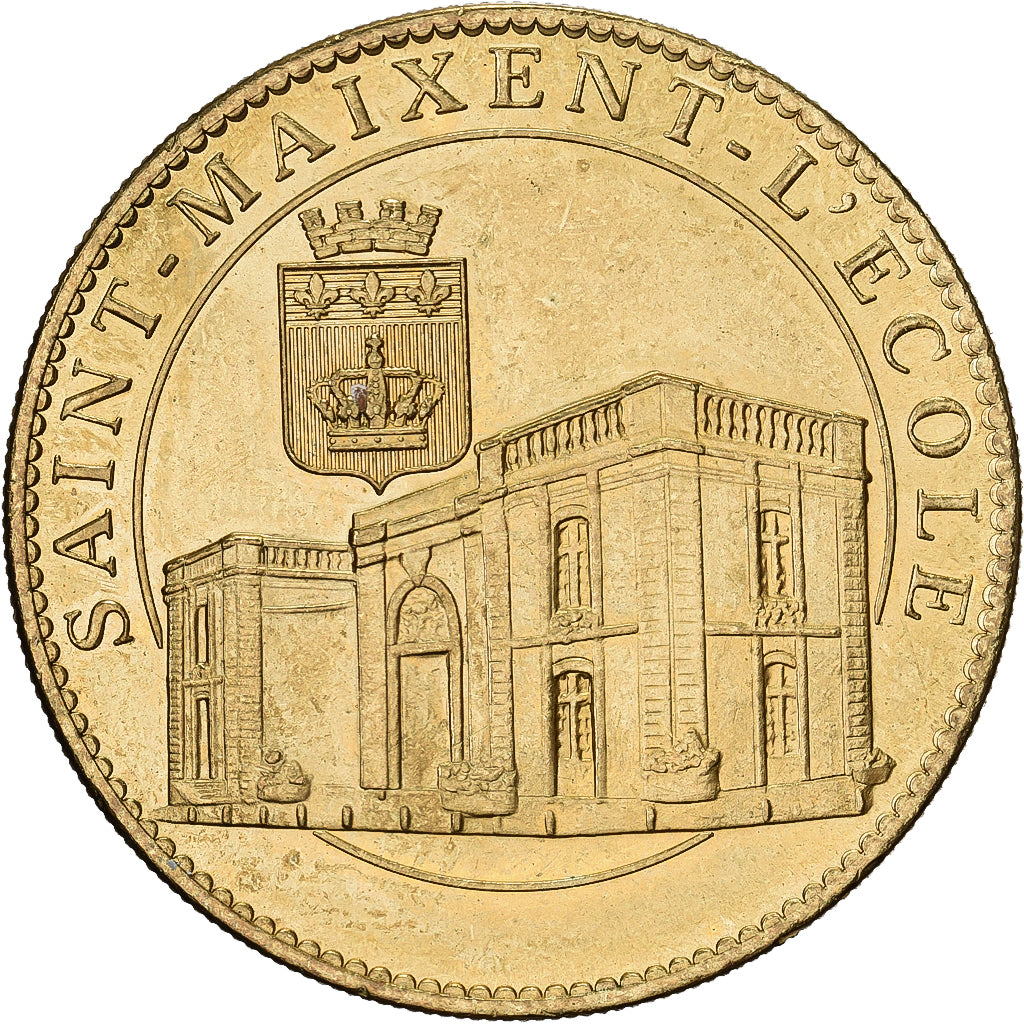 França, Token, Saint-Maixent, L'Ecole, 2013, Cuproníquel Alumínio, AU(50-53)