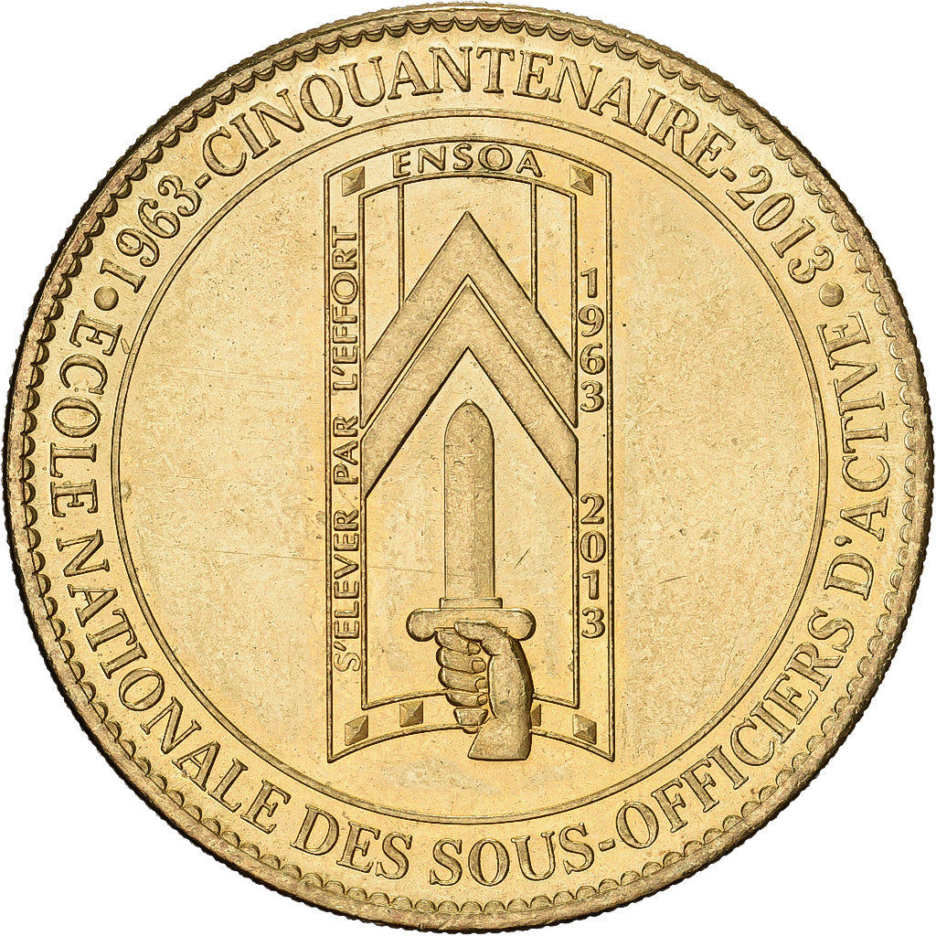 França, Token, Saint-Maixent, L'Ecole, 2013, Cuproníquel Alumínio, AU(50-53)