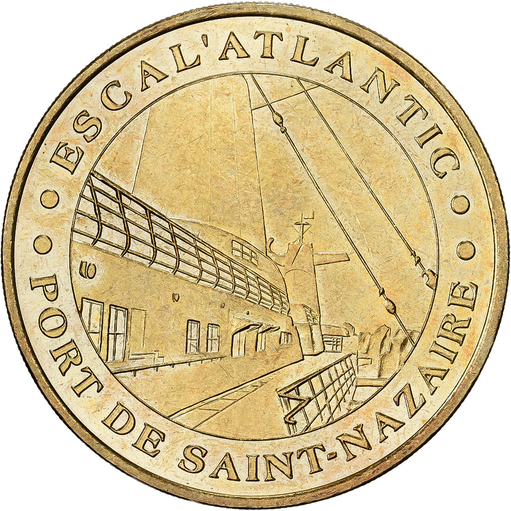 França, Token, 44/ Escal'Atlantique - Saint-Nazaire, 2001, Cuproníquel