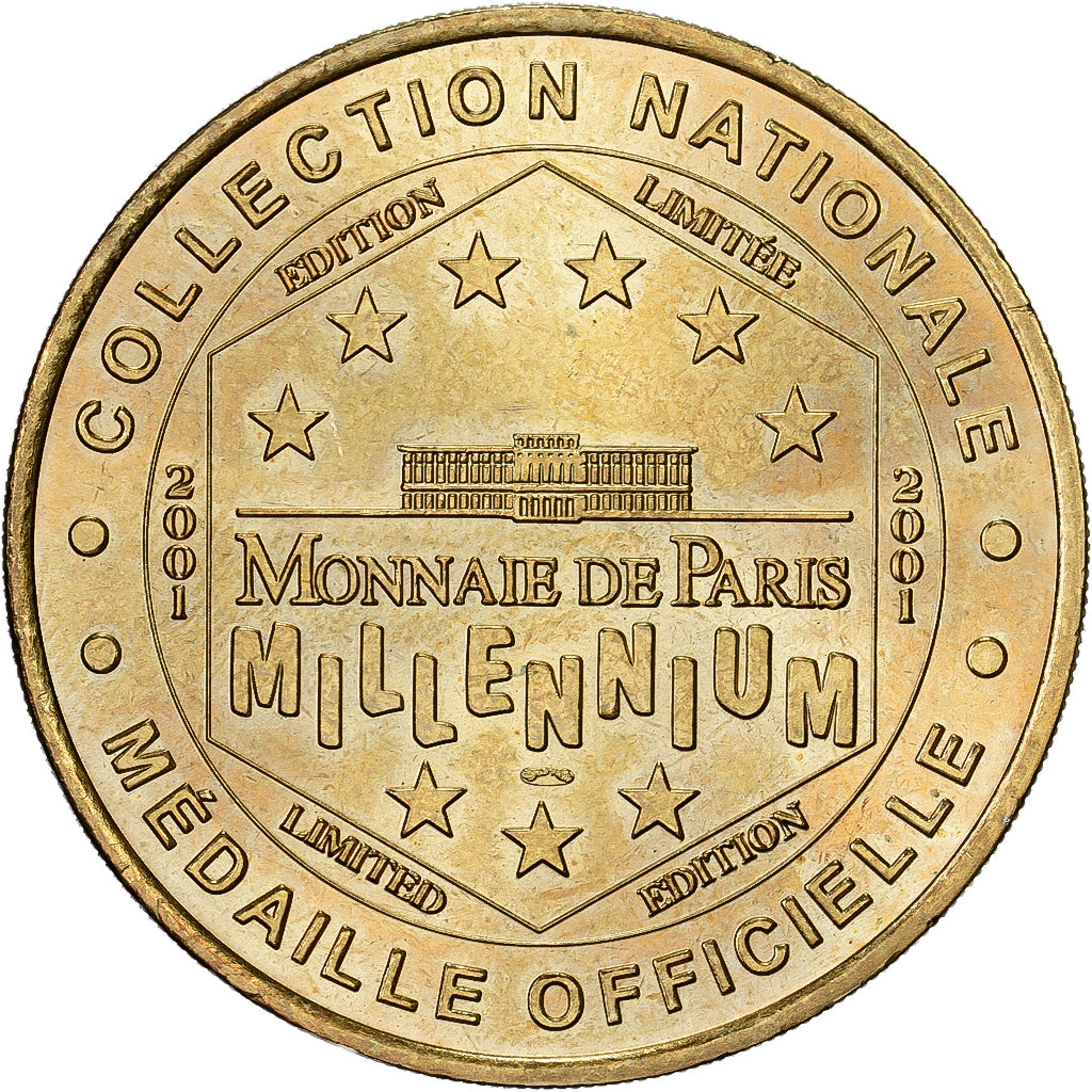 França, Token, 44/ Escal'Atlantique - Saint-Nazaire, 2001, Cuproníquel