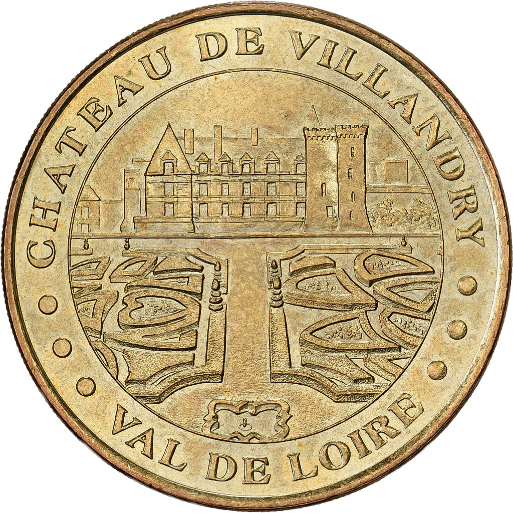 Frankreich, betaalpenning, 37/ Château de Villandry, 2002, Copper-nickel