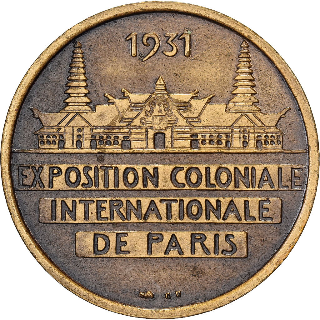 France, Medal, Exposition Coloniale Internationale de Paris, Océanie, 1931