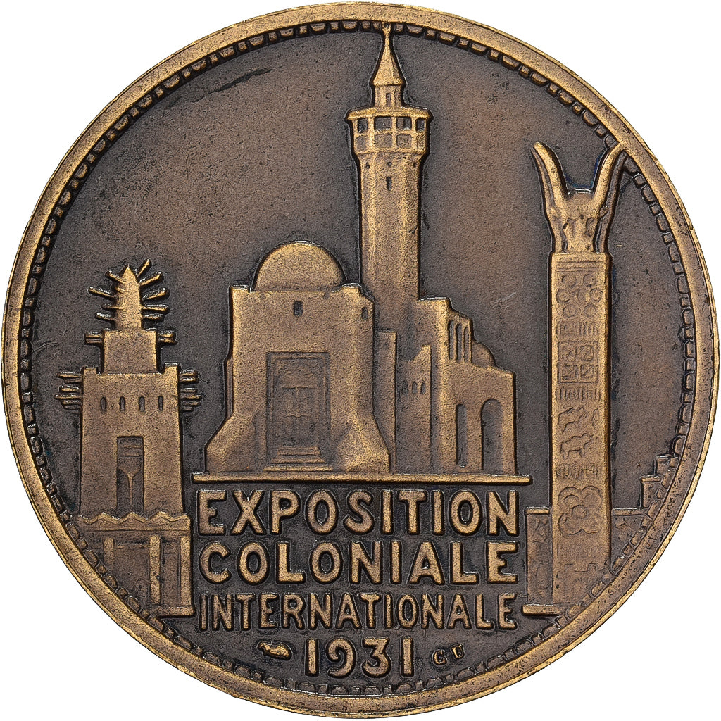 France, Medal, Exposition Coloniale Internationale, Paris, Afrique, 1931