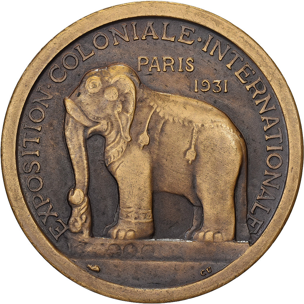 France, Médaille, Exposition Coloniale Internationale, Paris, Asie, 1931