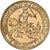 France, Medal, Franc à Cheval, Outils de Frappe Monétaire, 1981, Gilt Bronze
