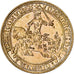 France, Medal, Franc à Cheval, Outils de Frappe Monétaire, 1981, Gilt Bronze