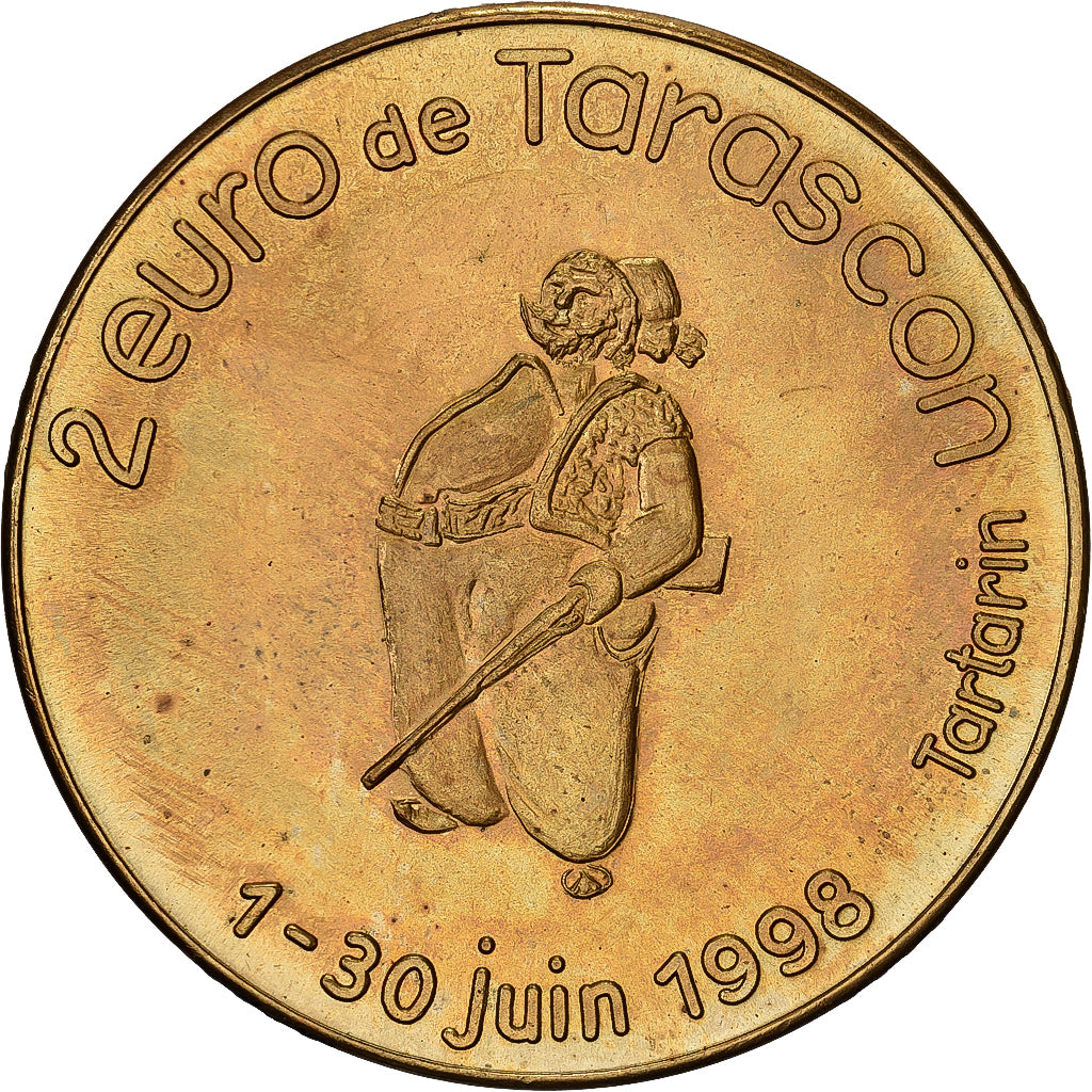 Frankrijk, 2 Euro, Tarascon - Alphonse Daudet, 1998, n.v.t., UNC-