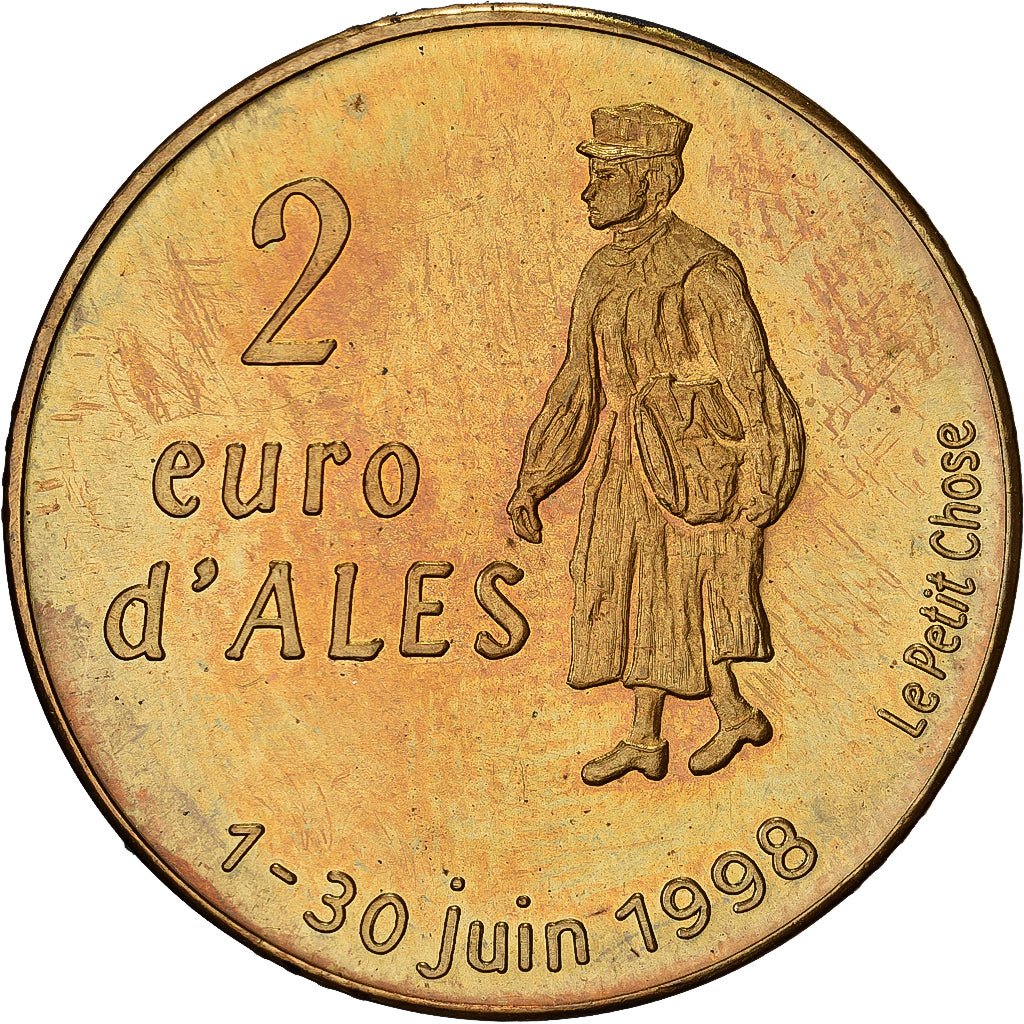 France, 2 Euro, Alès - Alphonse Daudet, 1998, SPL