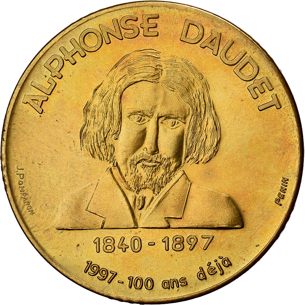 France, 2 Euro, Abbaye Saint Michel de Frigolet - Alphonse Daudet, 1998, MS(63)