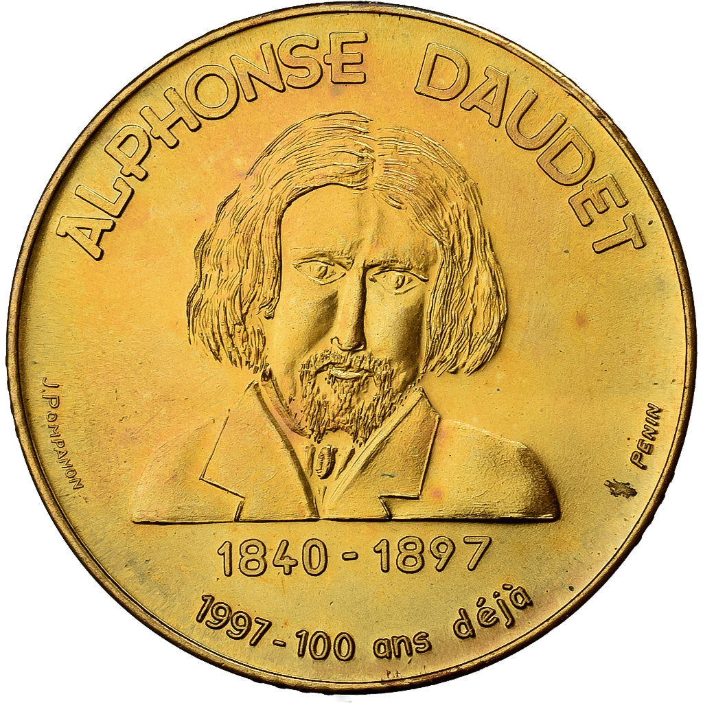 Francia, 2 Euro, Chateauneuf du Pape - Alphonse Daudet, 1998, N.C., SPL