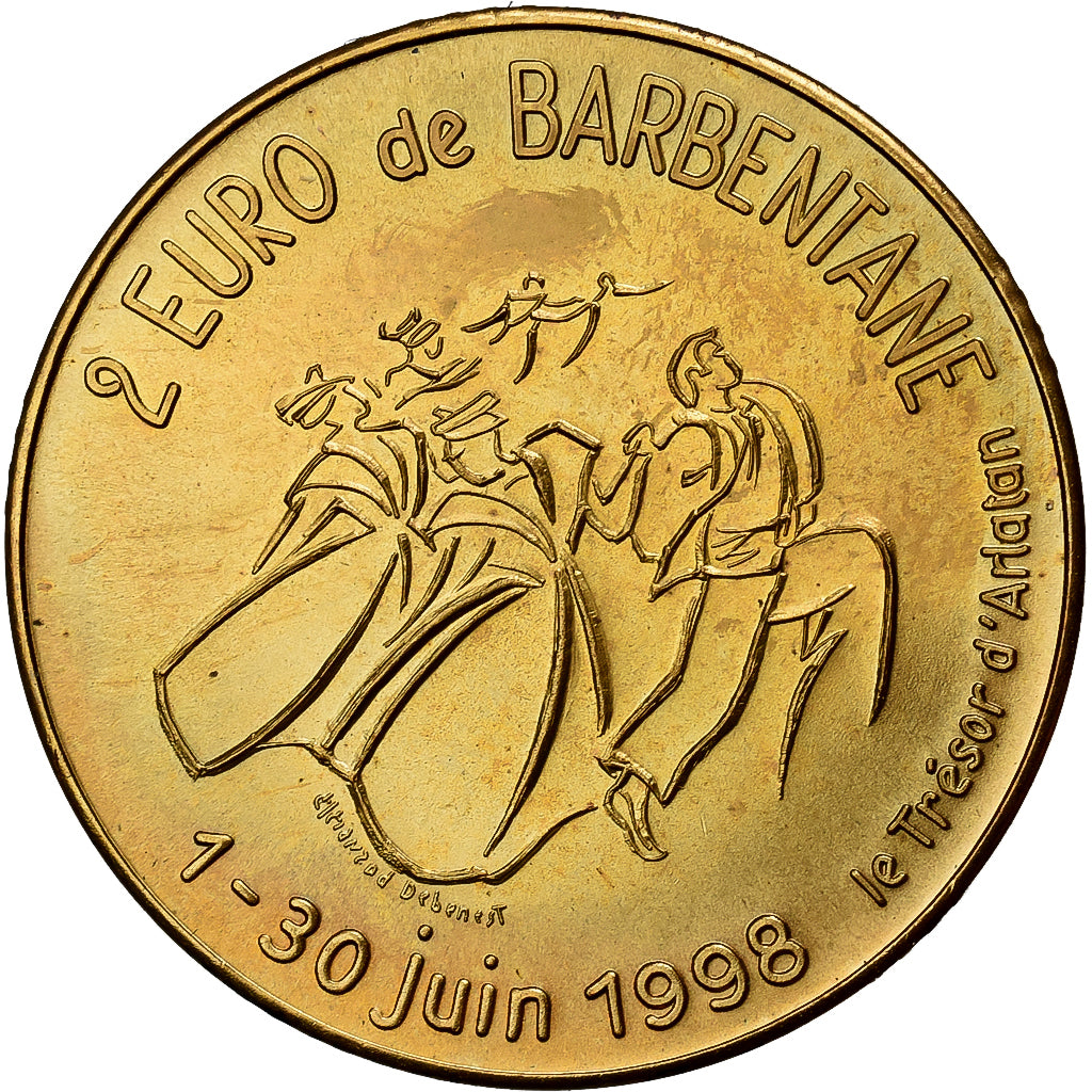 France, 2 Euro, Barbentane - Alphonse Daudet, 1998, SPL
