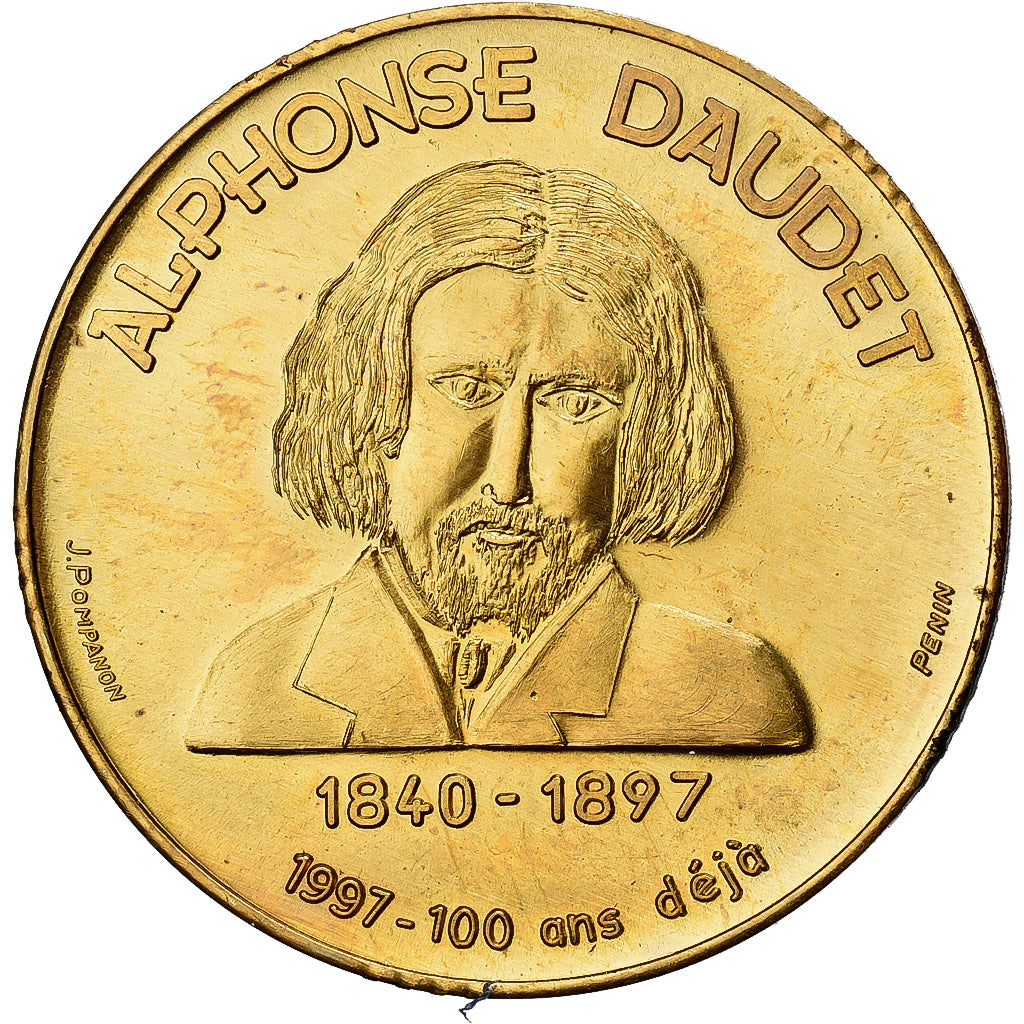 Frankrijk, 2 Euro, Beaucaire - Alphonse Daudet, 1998, n.v.t., UNC-