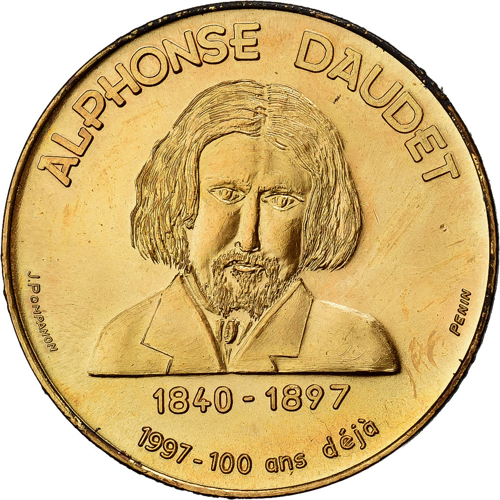 França, 2 Euro, Champrosay - Alphonse Daudet, 1998, N/D, MS(63)