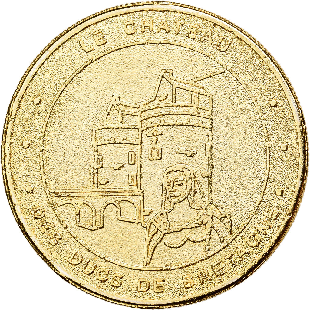 France, Token, Boulangerie Le Gourmet Nantais, Château des Ducs de Bretagne