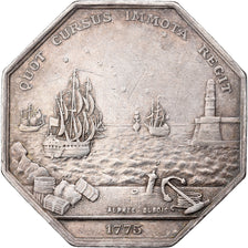France, Token, Chambre de Commerce de Marseille, 1775, Silver, Dubois.A