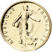 França, 1/2 Franc, Semeuse, 1971, Paris, Doré, Níquel, EF(40-45)