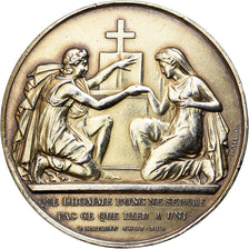 France, Médaille, Noces, Mariage, Religion, 1849, Vermeil, SUP, Petit