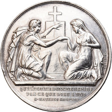 France, Médaille, Noces, Mariage, Religion, Argent, SUP, Petit