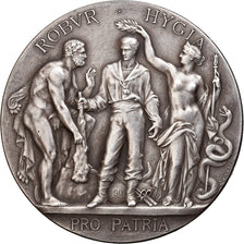 Francja, medal, Préparation Militaire, Robur-Hygia, Srebro, Borrel.A, AU(55-58)
