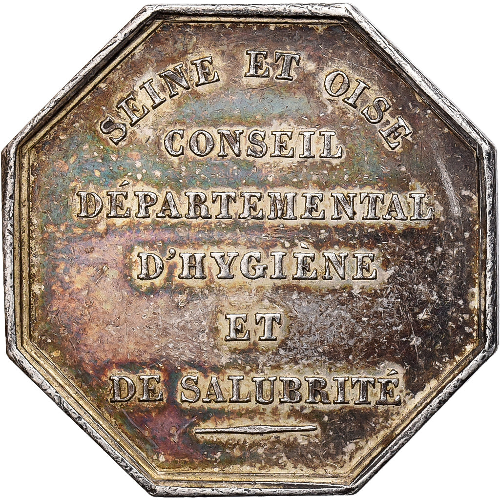 France, Token, Conseil d'hygiène et de salubrité de Seine et Oise, Silver