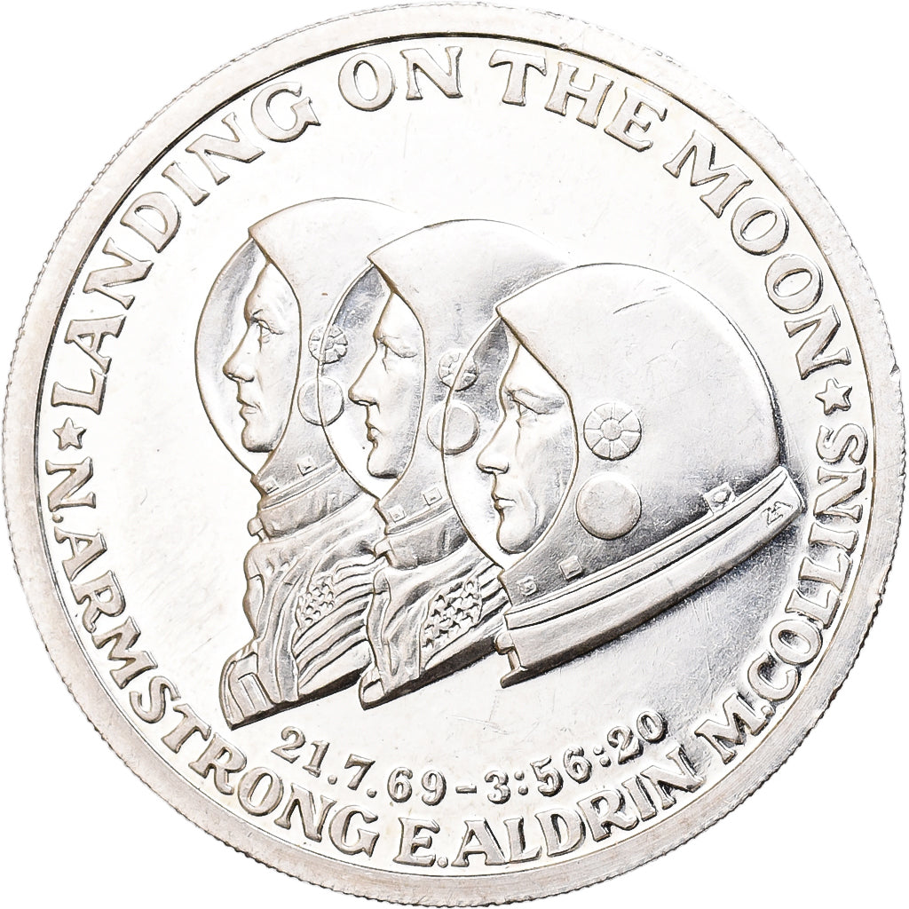United States, Medal, Landing on the Moon, Silver, AU(55-58)