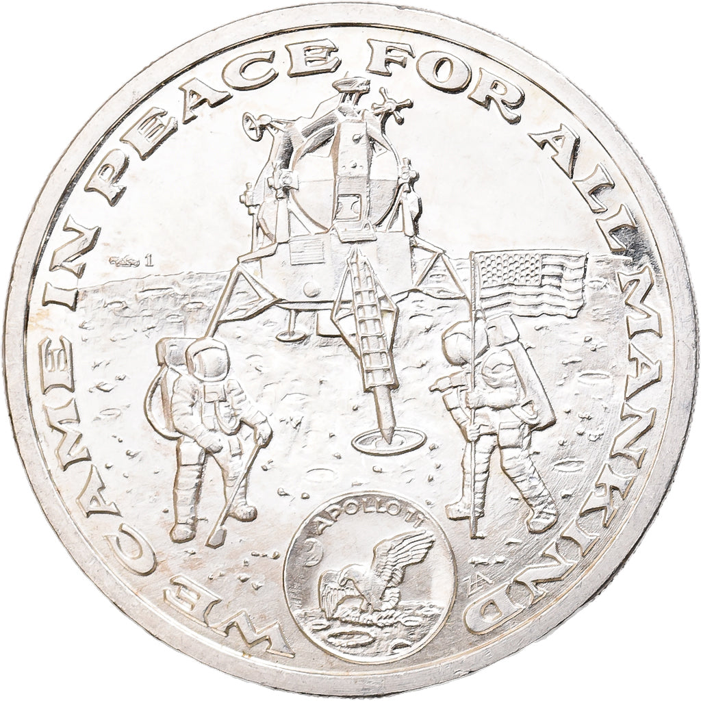 United States, Medal, Landing on the Moon, Silver, AU(55-58)