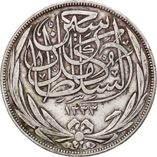 Egypt, Hussein Kamil, 10 Piastres, 1917/AH1335, Silver, EF(40-45)