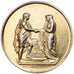 France, Medal, Noces, Mariage, Religion, 1868, Vermeil, Montagny, AU(50-53)