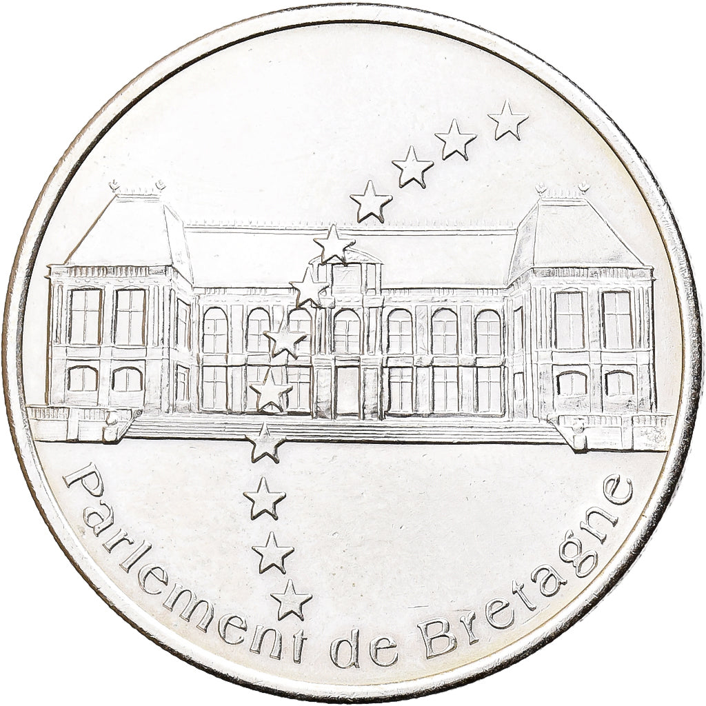 France, 20 Euro, Rennes, 1997, Silver, AU(55-58)