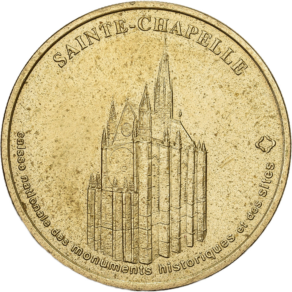 France, Token, Paris - Sainte Chapelle, 1998, Copper-nickel Aluminium, MDP