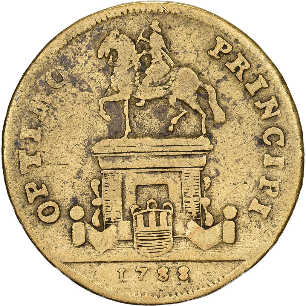 Free city of Nuremberg, Nuremberg token, Louis XVI, 1788, Nuremberg, Messing, S