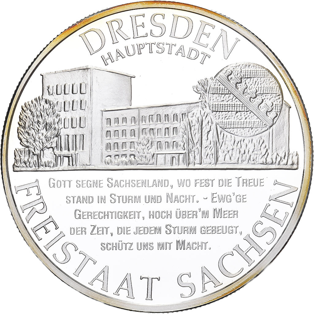 Niemcy, medal, Dresden, Srebro, MS(65-70)